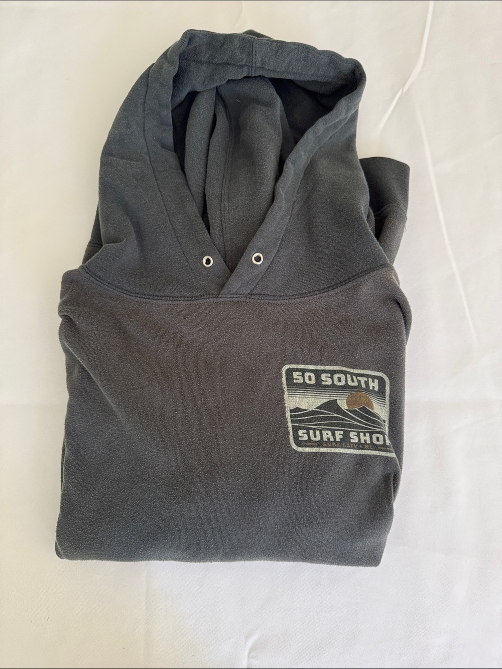 Men's Soft Charcoal Hooded Sweatshirt